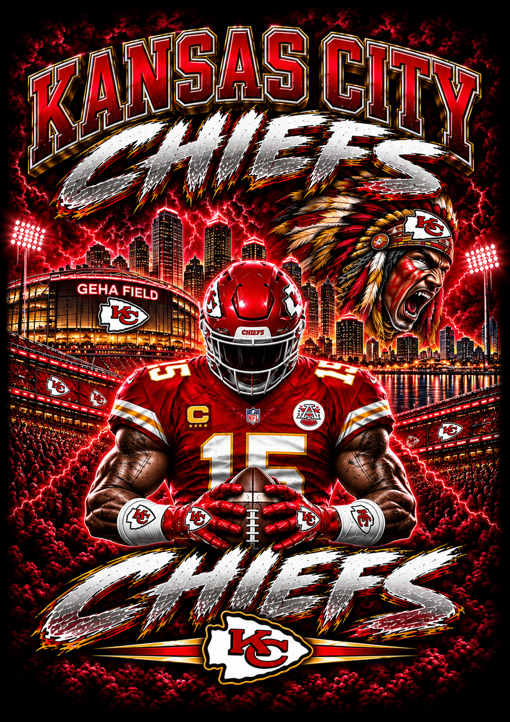 American Football Halftone Designs Digital Download