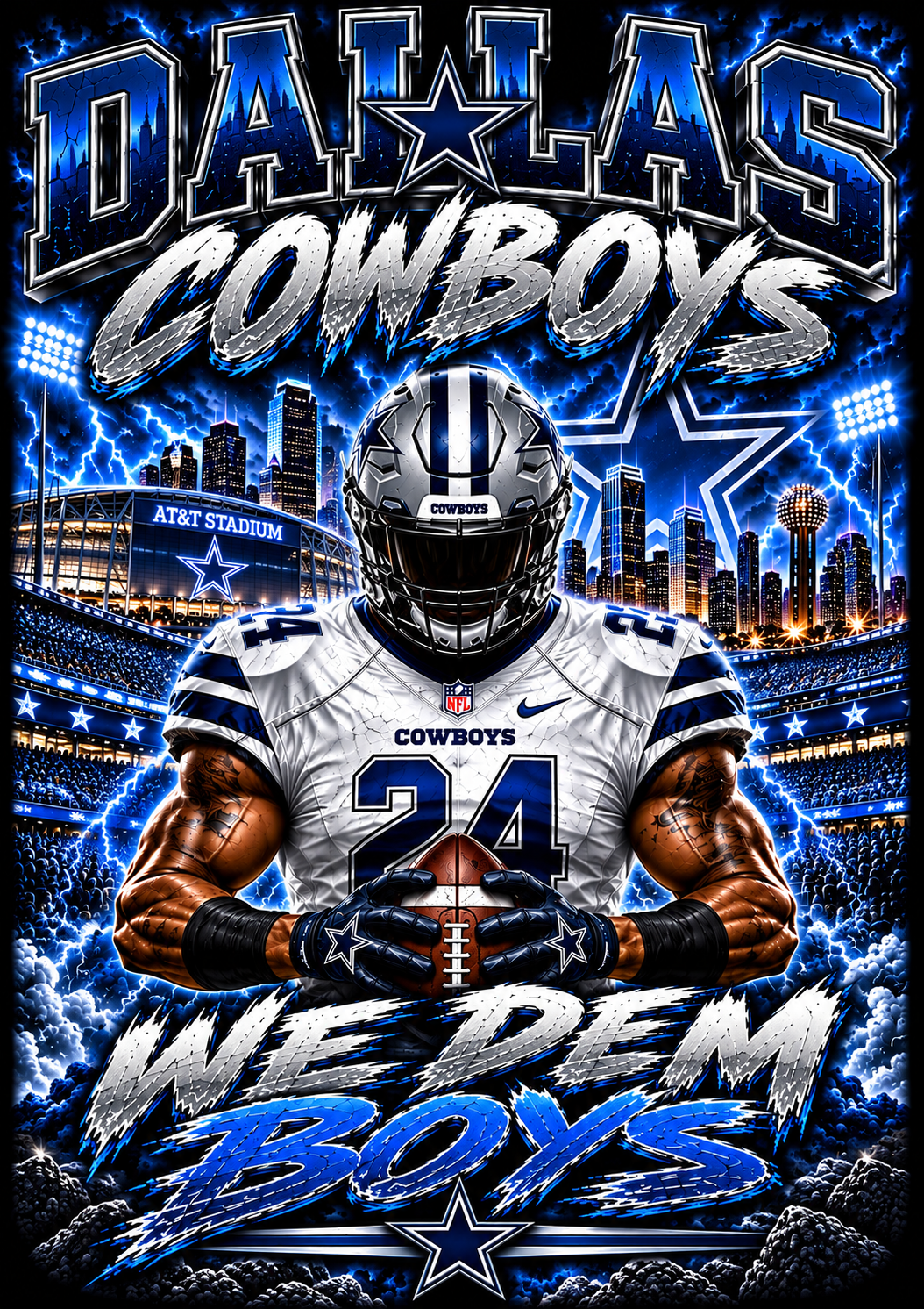 American Football Halftone Designs Digital Download